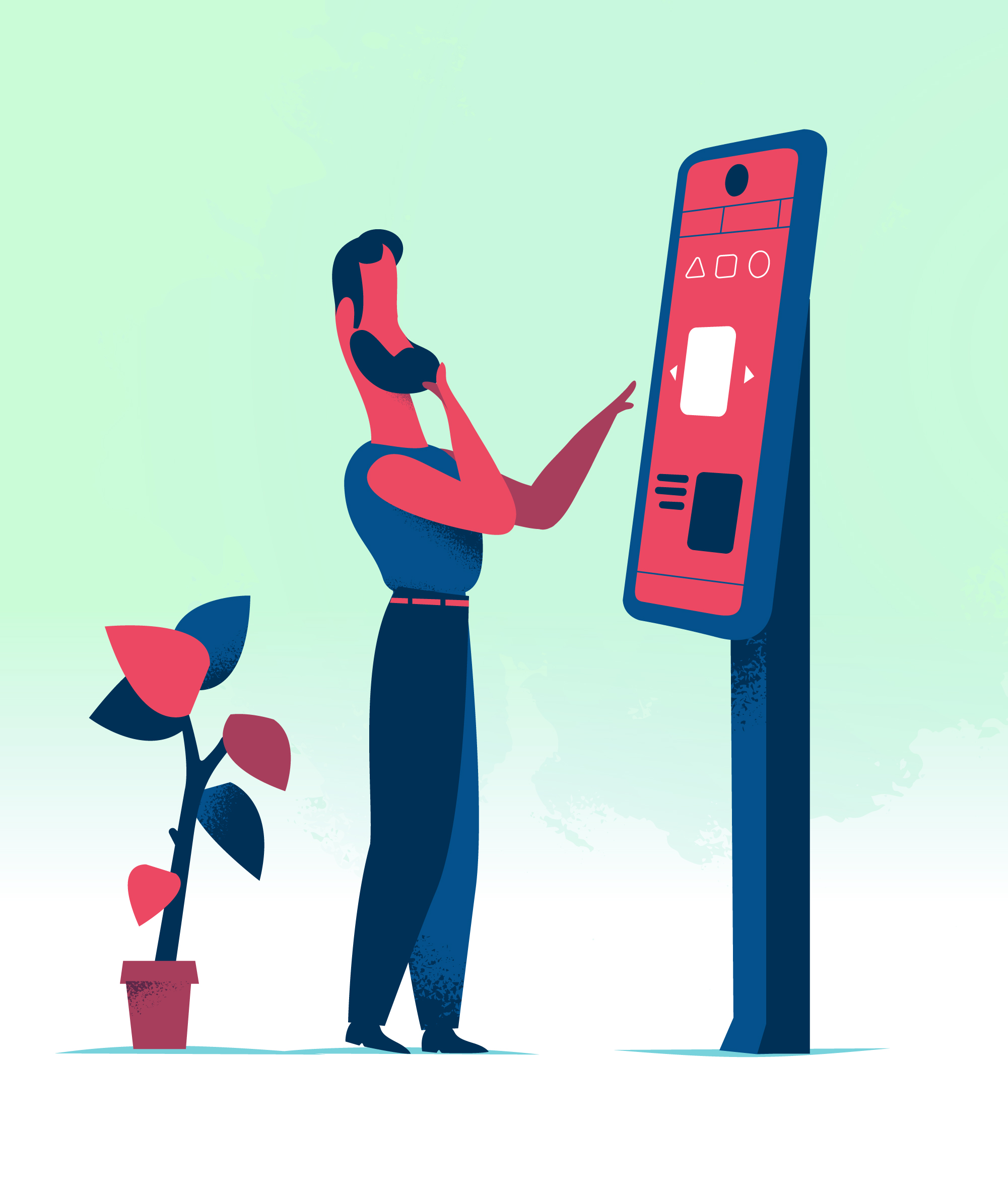 Self-Service Kiosk Interface