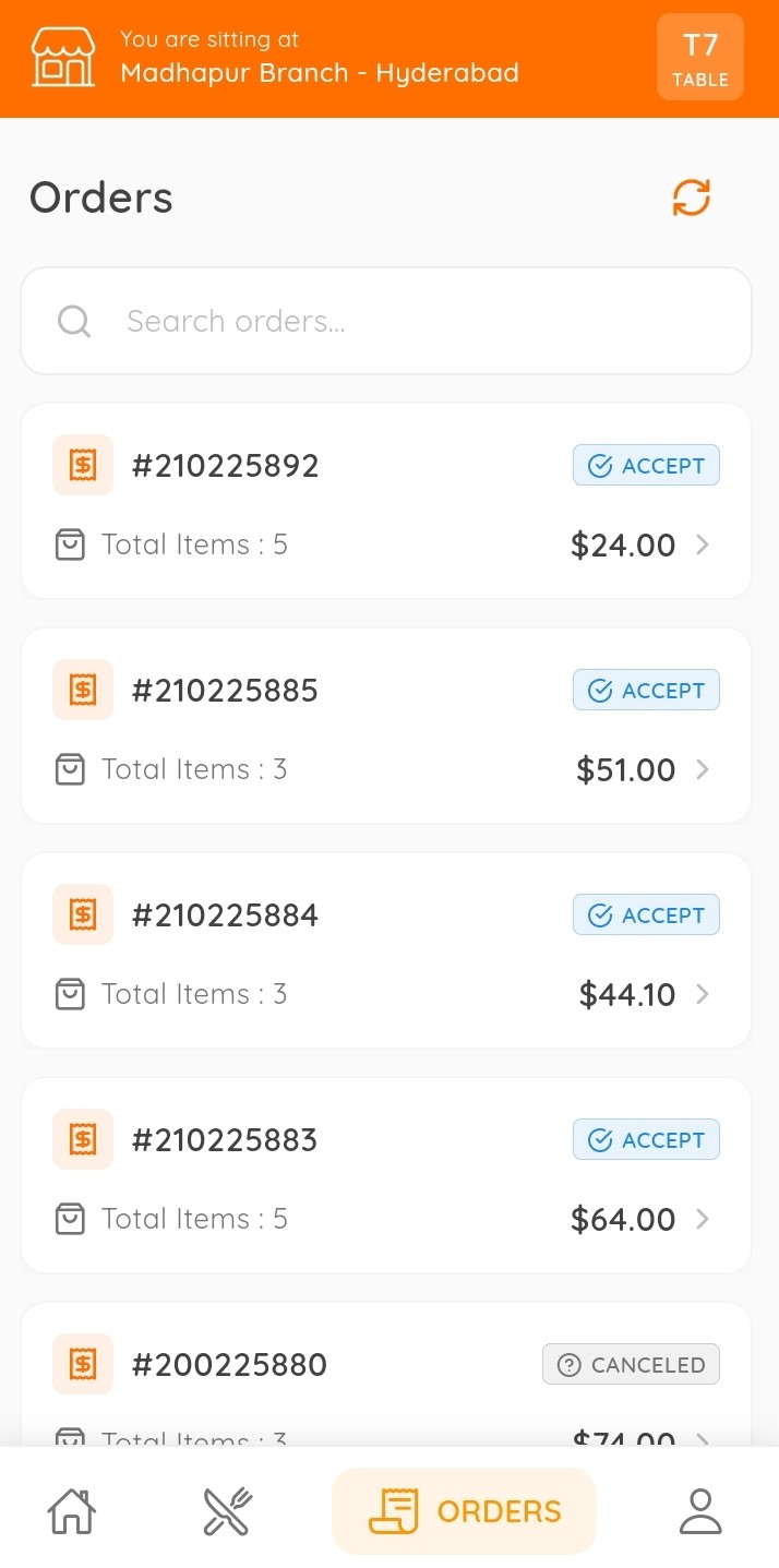 Order Tracking
